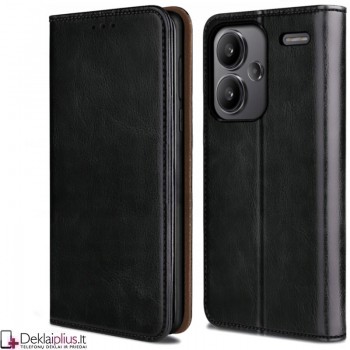 Telone grynos odos dėklas - juodas (Xiaomi Redmi Note 13 Pro Plus) Telone grynos odos dėklas - juodas (Xiaomi Redmi Note 13 Pro Plus)